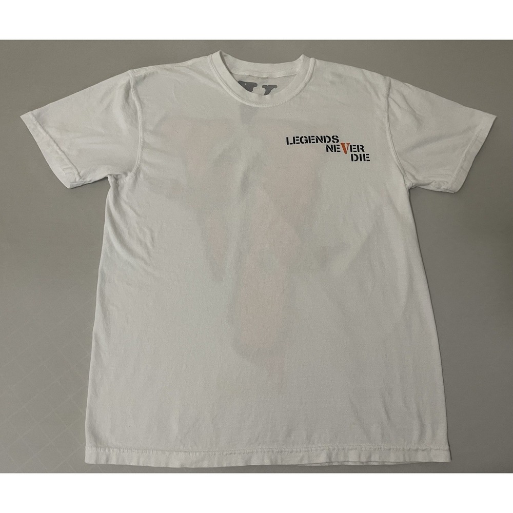 Vlone x Juice WRLD Legends Never Die Butterfly T Shirt Mens M White 999